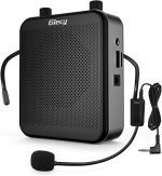 Giecy G300 Portable Bluetooth Voice Amplifier – 30W Output, 2800mAh Battery, Wired Microphone