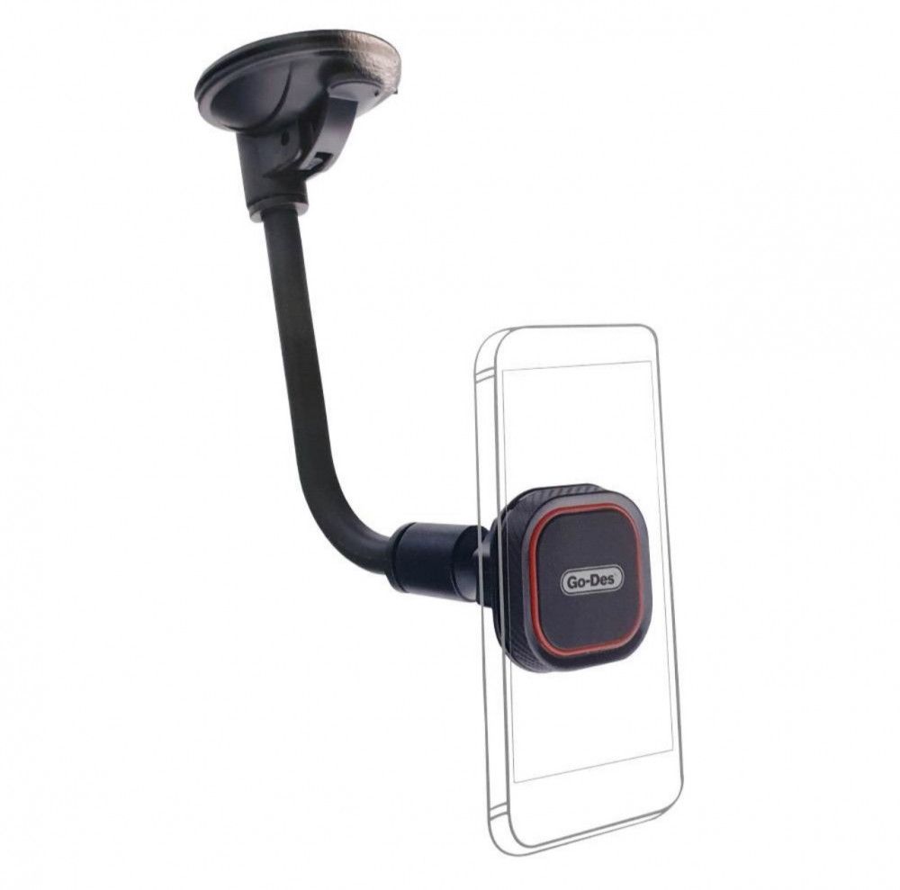 go-des-gd-hd653-magnetic-car-phone-holder-360-rotating-dashb.jpg Go-Des GD-HD653 Magnetic Car Phone Holder – 360° Rotating Dashboard & Windshield Mount, Price in Oman - Image 1