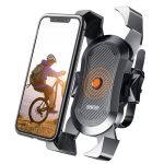 GO‑DES S693 360° Universal Motorcycle & Bicycle Phone Bracket – Shockproof ABS Handlebar Mount - Image 2