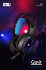 Graviti HZ Gaming Headphone ZG23 – Over‑Ear Wired Gaming Headset with Virtual Surround Sound & Retractable Mic – - Image 3