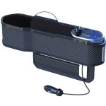 Green Lion Universal Car Organizer with 38W Wireless Charging Dock – Multi-Device Charging Station with Retractable Cables & Digital Display,