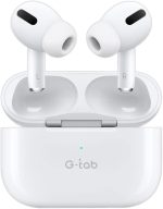 G‑Tab Air 5 Pro TWS Bluetooth Earbuds – ANC, Smart Touch, Wireless Charging, Up to 20 H Playback –