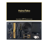 Haino Teko GP-10 Valued Combo - 49mm HD Dual Dials, Bluetooth Call, Wireless Charger & Dual Straps