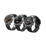 Haino Teko RW-35 AMOLED Smartwatch - 46mm, Bluetooth Calls, 3 Pairs Strap & Wireless Charger
