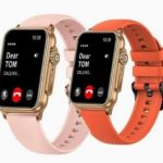 Haino Teko S4 Ultra Mini Smartwatch — Super-Mini AMOLED, Bluetooth Call, Wireless Charger (2 Straps)