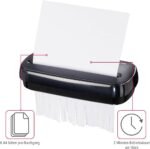 Hama Basic S6 Strip-Cut Paper Shredder – 6-Sheet Capacity, 8L Bin, Security Level P-2 – Ideal for Home & Office Use, Price in Oman - Image 4