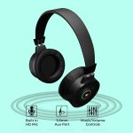 HEATZ / HZ Unipro ZB64 Bluetooth Headphone - 40mm Drivers, Bluetooth 5.0, 20-Hour Battery & On-Ear Comfort - Image 4