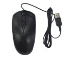 Heatz ZM58 Wired Optical Mouse – 1600 DPI, Ergonomic Design, USB Plug & Play,
