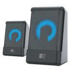 Heatz ZS50 Mini USB-Powered 2.0 Channel Wired Speaker with Volume Control –