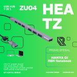 Heatz ZU04 High-Speed 7-in-1 USB A & C Hub with HDMI, VGA, USB 3.0, SD/TF Card Reader, and PD Charging – Compatible with Laptops & MacBooks, - Image 5
