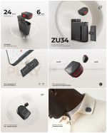 Heatz ZU34 Mag Wireless 2-in-1 Microphone – ENC, 100m Range – For iPhone & Android - Best Price In Muscat Oman - Image 4