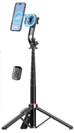 Heatz ZU35 3‑in‑1 Remote Selfie Stick & Tripod – 360° Rotating, 1.3 m Extendable Aluminum Alloy Mount - Image 3