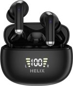 Helix X-Lite Wireless Earbuds AD1 – True Wireless Bluetooth 5.0 Earbuds with Charging Case, Noise Cancellation & Touch Control,