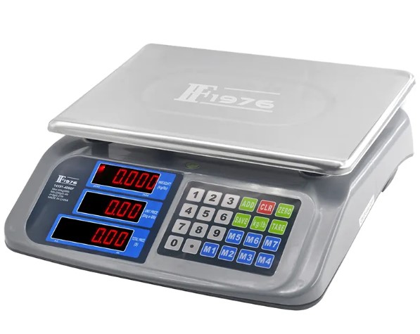 hf1976-40kg-digital-price-computing-scale-with-led-dual-disp.jpg HF1976 40kg Digital Price Computing Scale with LED Dual Display & Rechargeable Battery, - Image 1