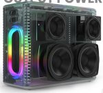 HiFuture MusicBox HF HBB8 – 100W Wireless Karaoke Speaker with Dual Microphones, RGB Lights, 12000mAh Power Bank, - Image 2