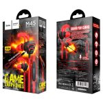 Hoco M45 Gaming Earphones with Mic – Wired 3.5mm In-Ear Stereo Headset for Mobile, PC, PS4, Xbox, - Image 5