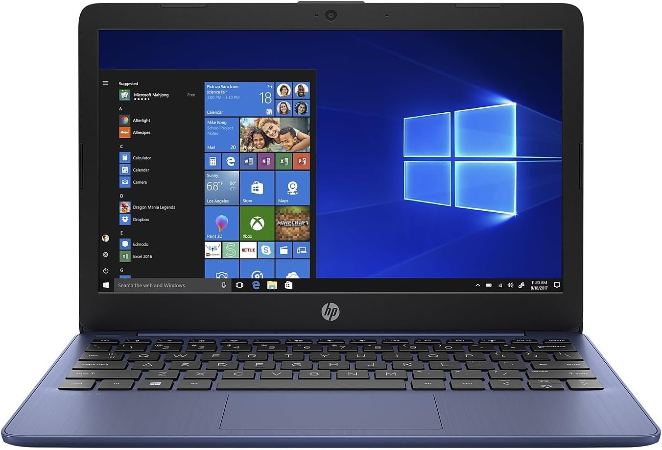 hp-stream-laptop-intel-celeron-4gb-ram-64gb-storage-lightwei.jpg HP Stream Laptop – Intel Celeron, 4GB RAM, 64GB Storage | Lightweight Budget Laptop for Daily Use - Image 1