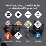 HUION Kamvas 13 Creative Pen Display – 13.3" Full HD, Battery-Free Stylus, 8192 Pressure Levels, ±60° Tilt Support, 120% sRGB - Image 5