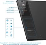 HUION WH1409(8192) Wireless Graphics Tablet – 13.8" x 8.6" Active Area, 8192 Pressure Levels, 12 Express Keys, 2.4GHz Wireless Connectivity - Image 2
