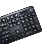 HZ 2.4 GHz Wireless Keyboard & Mouse ZK01 – USB Nano Receiver Combo, 1600 DPI, 108‑Key Full‑Size Ergonomic Set - Image 2