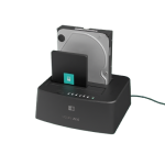 HZ Heatz ZL10 All-in-1 HDD Docking Station - Dual-Bay 2.5/3.5” SSD & HDD Dock with Offline Clone Duplicator