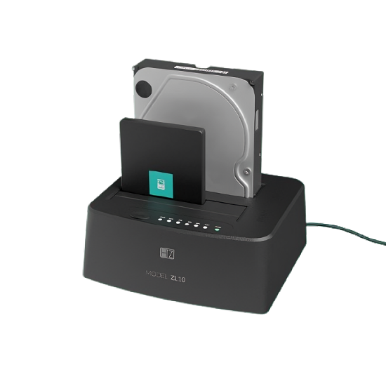 hz-heatz-zl10-all-in-1-hdd-docking-station-dual-bay-2535-ssd.png HZ Heatz ZL10 All-in-1 HDD Docking Station - Dual-Bay 2.5/3.5” SSD & HDD Dock with Offline Clone Duplicator - Image 1