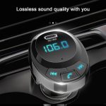 HZ Z21 Bluetooth FM Modulator with PD30W Fast Charging & Dual USB Ports – Car Audio Adapter - Image 3