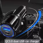 IBRIT Quick Car PRO-C Fast Car Charger – Dual USB Ports, Rapid Charging Adapter for Smartphones & Tablet, - Image 5
