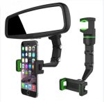 Innovation 360° Free Spin Phone Holder – Universal Rotating Car Mount for Dashboard & Rearview Mirror