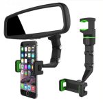 Innovation 360° Free Spin Phone Holder – Universal Rotating Car Mount for Dashboard & Rearview Mirror