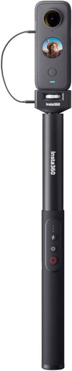 Insta360 Power Selfie Stick (CINSP1) – 4500mAh Battery & Remote Control for Insta360 Cameras,