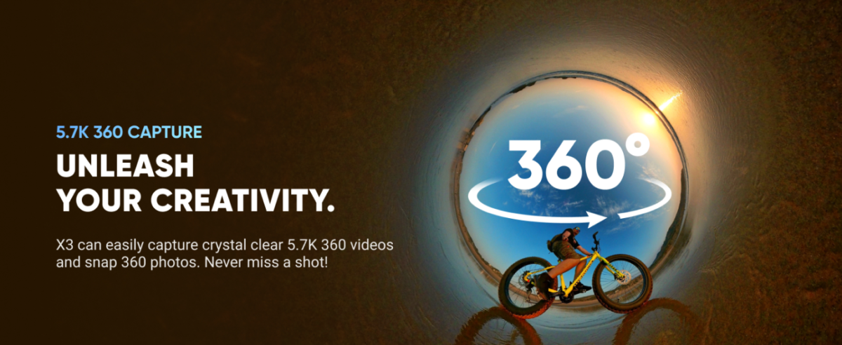 Insta360 X3 Pocket 5.7K 360 Action Camera – Waterproof, FlowState & 72MP Photo - Image 3