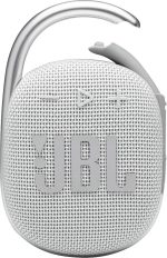 JBL Clip 4 Ultra-Portable Waterproof Bluetooth Speaker with Integrated Carabiner – 10H Playtime