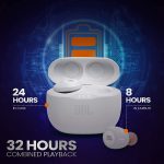 JBL Tune 120 TWS – True Wireless Earbuds with Pure Bass, 16 h Battery & Voice Assist – - Image 9