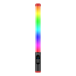 Jmary FM‑128RGB – Waterproof RGB LED Light Wand (114 LEDs, HSI Color, OLED Display)