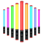 Jmary FM‑128RGB – Waterproof RGB LED Light Wand (114 LEDs, HSI Color, OLED Display) - Image 2