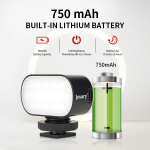 Jmary FM‑16RGB Mini RGB Video Fill Light – Rechargeable Clip-On LED for Cameras & Smartphones - Image 2