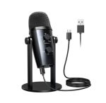 Jmary MC‑PW10 – Professional USB Gaming & Podcast Microphone (Cardioid, 4 Modes, Headphone Jack)