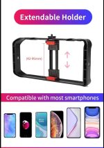 Jmary MT-33 Video Cage Rig Kit – Lightweight Vlogging Setup for Smartphones & Cameras – - Image 3