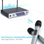 JYX-69BT Portable Bluetooth Karaoke Speaker with Dual Wireless Microphones and LED Lights – Ideal for Parties and Events, Price in Oman - Image 3