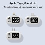 K8 Mobile Phone Infrared Thermometer – Non-Contact, USB-Powered, Instant Readings for Smartphones - Price in Oman - Image 4