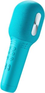 K9 Handheld KTV Wireless Bluetooth 5.0 Karaoke Microphone with Built-in Speaker – Portable & Rechargeable