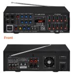 Karaoke Digital Cinema System OF-G0326M – Portable Bluetooth Karaoke Machine with Dual Wireless Microphones & LED Display,