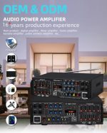 Karaoke Digital Cinema System OF-G0326M – Portable Bluetooth Karaoke Machine with Dual Wireless Microphones & LED Display, - Image 3