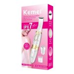 Kemei IPX7 Waterproof Women Body Shaver & Skin Shaver PG5004 – Rechargeable, Gentle Hair Removal - Image 5