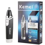 Kemei KM-6512 Electric Nose & Ear Hair Trimmer – Stainless Steel Blades - Image 9