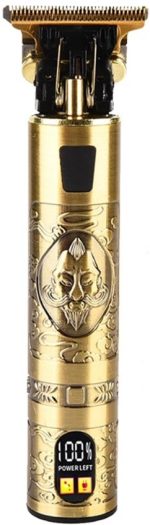 Kezu C T6060U Professional Cordless Hair Trimmer – Gold Edition with LED Display