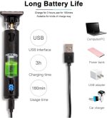 Kezu C T6060U Professional Cordless Hair Trimmer – Gold Edition with LED Display - Image 3