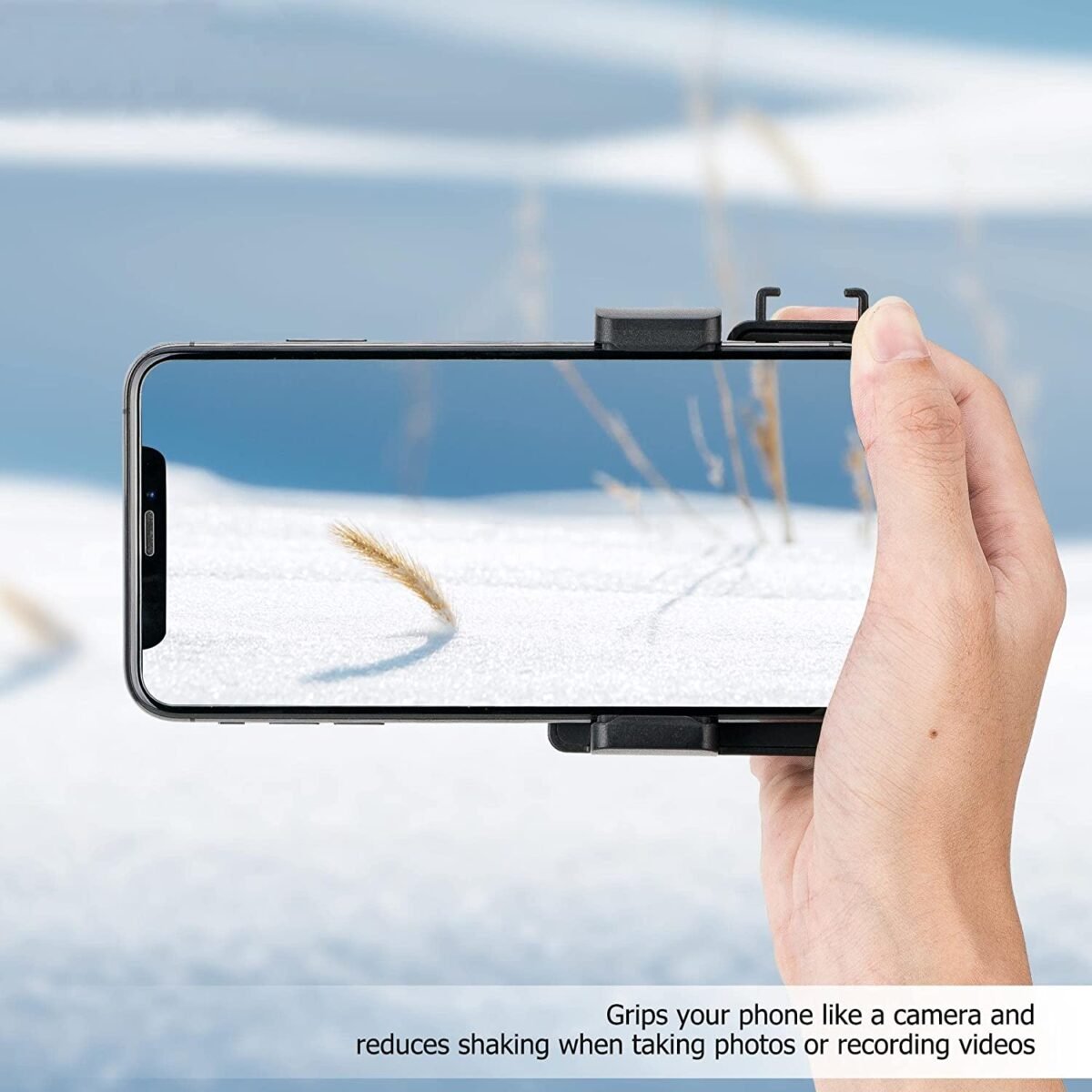 KIWi Wireless Remote Phone Grip – Ergonomic Smartphone Holder with Detachable Bluetooth Shutter, Cold Shoe Mount, and Tripod Compatibility - Image 7