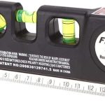 Laser Level Pro3 EW00968 – 5-in-1 Multipurpose Construction Tool with 8ft/2.5m Measuring Tape, Horizontal & Vertical Laser Beams